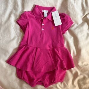 Ralph Lauren Fuchsia Polo Dress